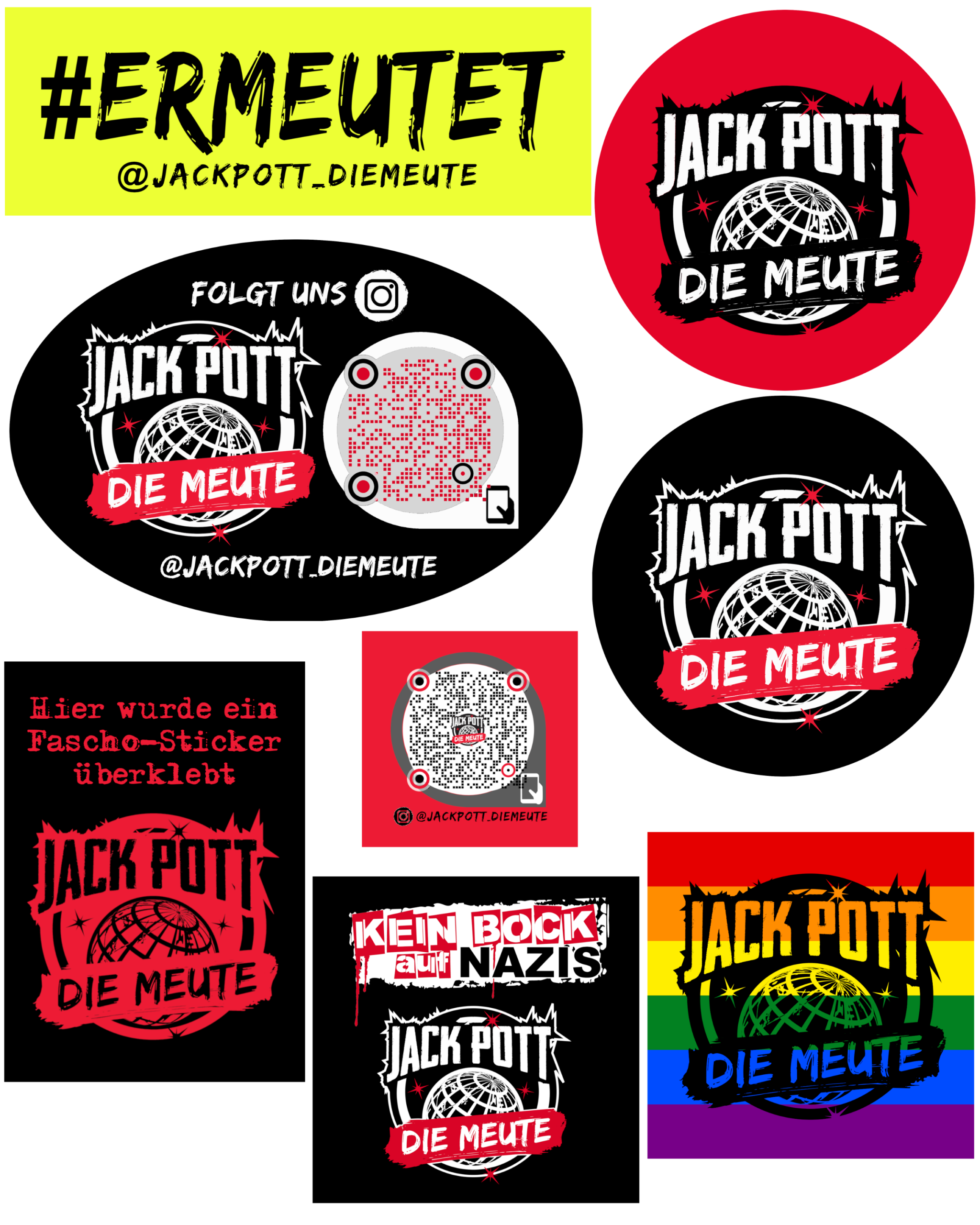 Sticker (jeweils 10 Stück)