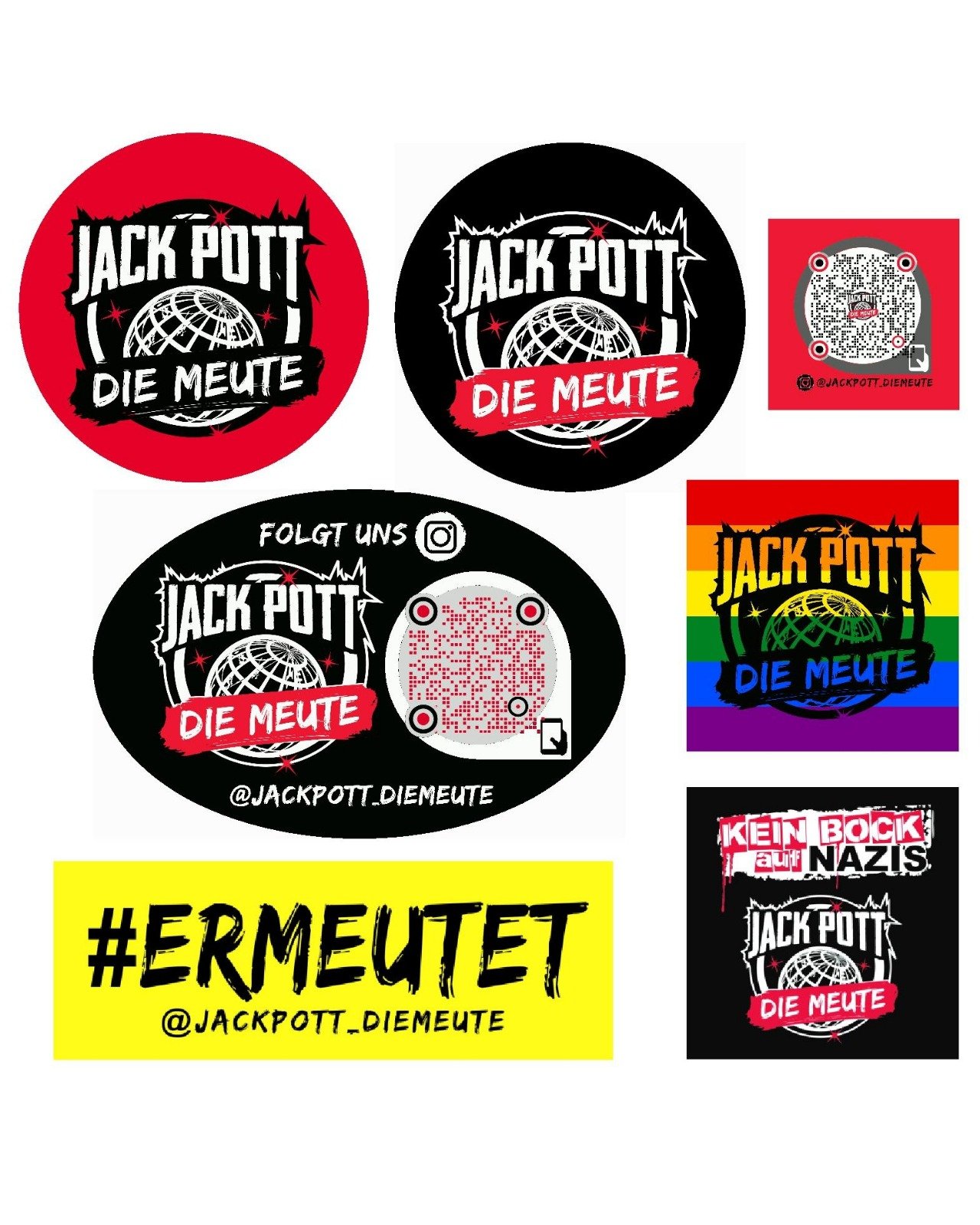 Sticker (jeweils 10 Stück)